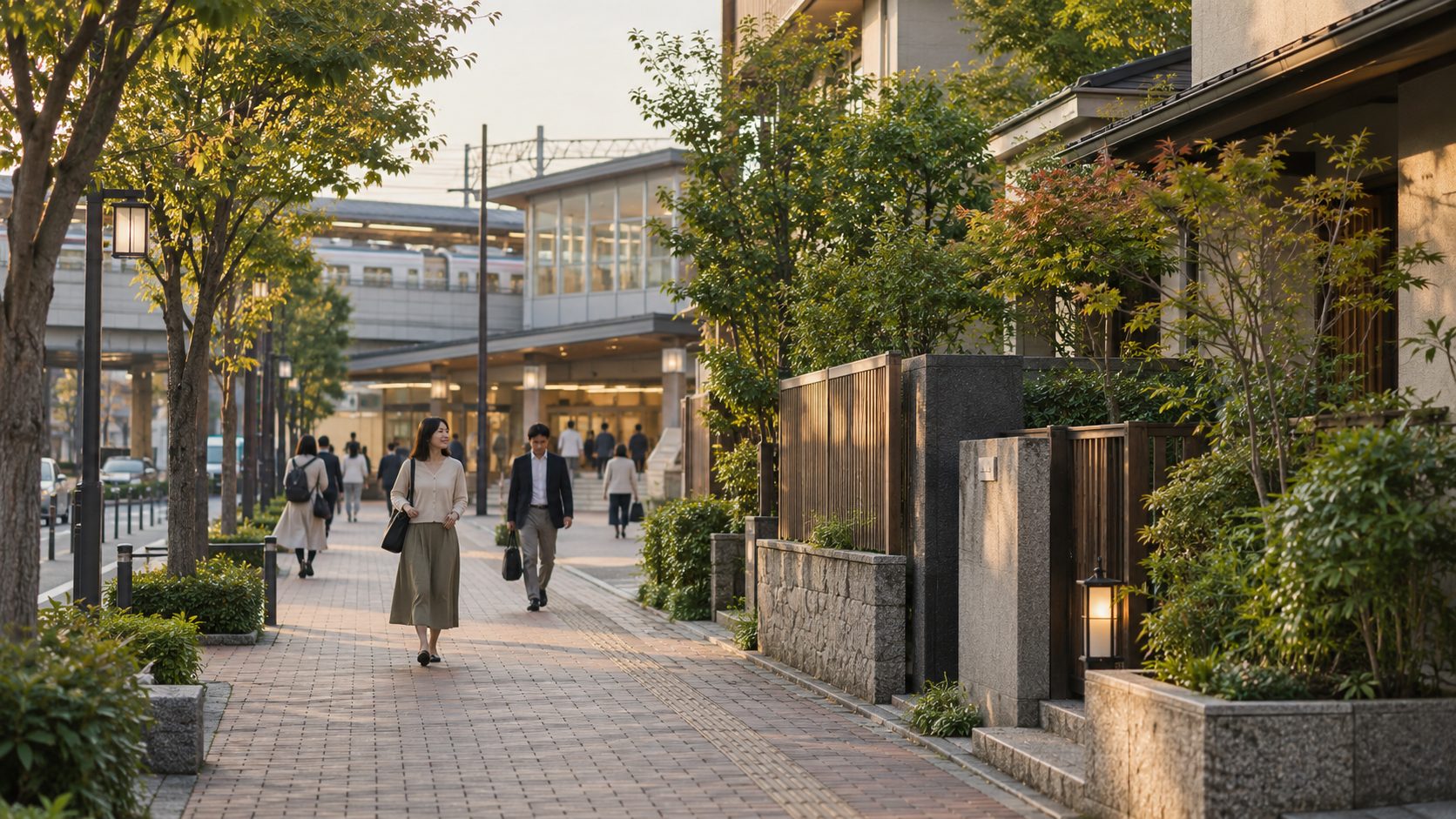 住道駅からのアプローチ