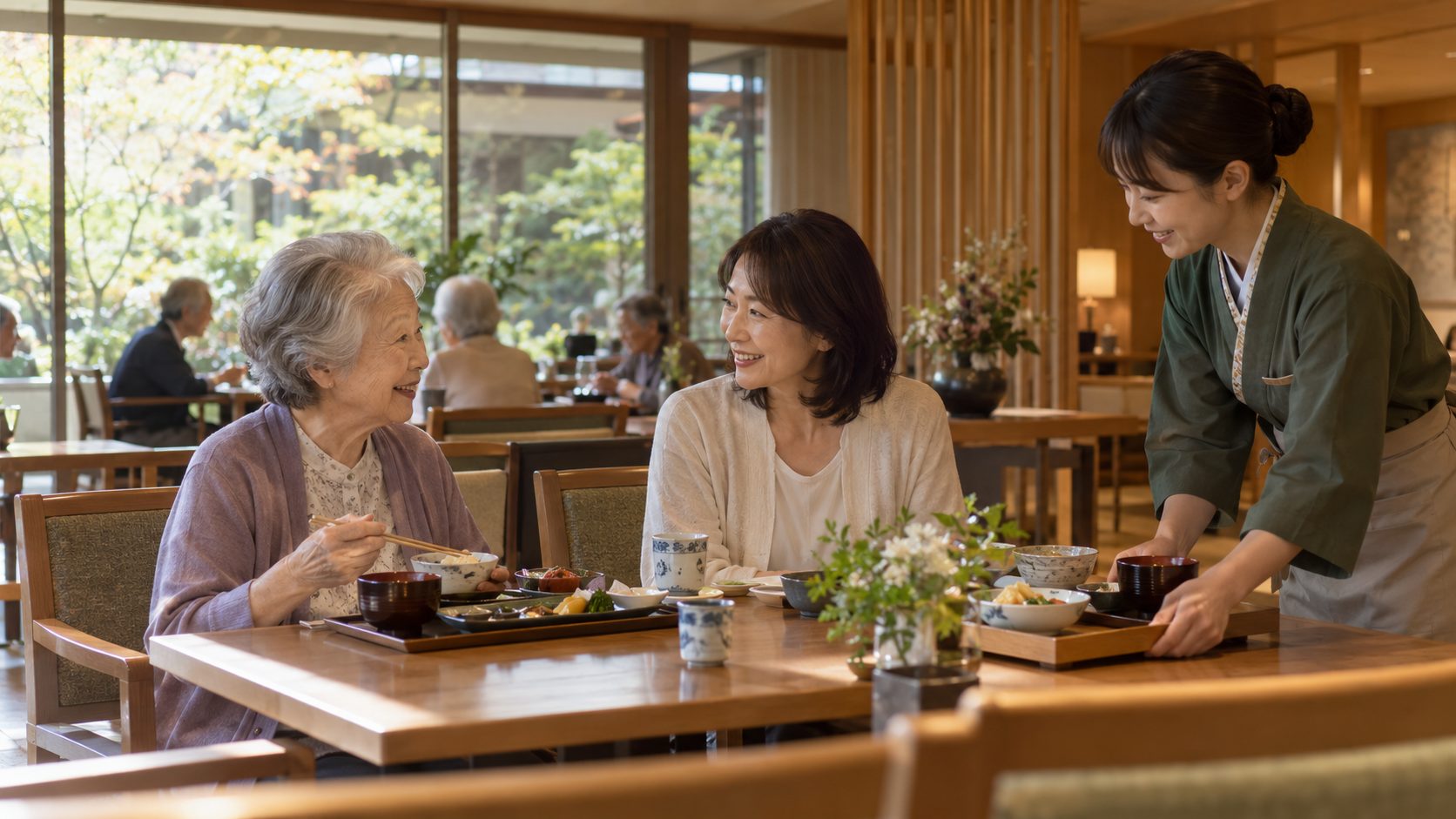 見学時の昼食体験